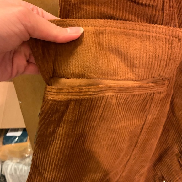 ZARA.PINAFORE CORDUROY DRESS - Picture 5 of 7